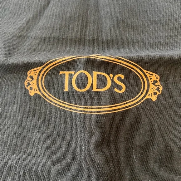 Tod's Black and Orange Logo Dust Bag - Picture 3 of 6